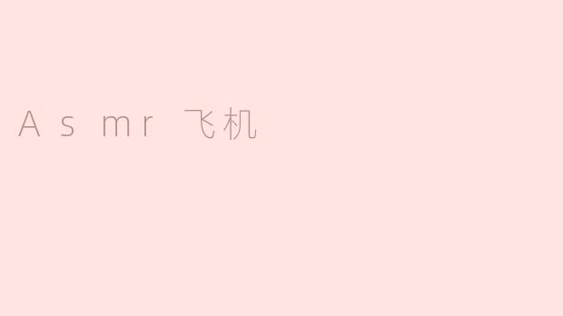 Asmr飞机