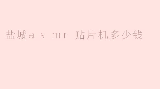 ### 盐城ASMR贴片机多少钱？