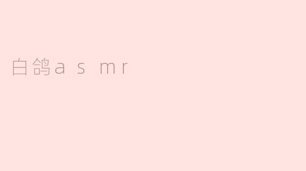 白鸽asmr