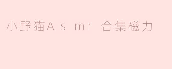 小野猫Asmr合集磁力