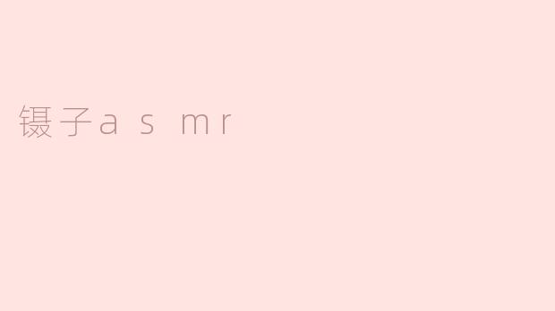 镊子asmr